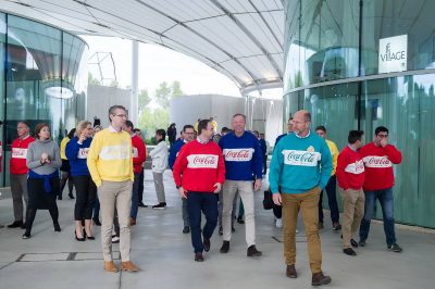 Arrivé des collaborateurs sur un séminaire