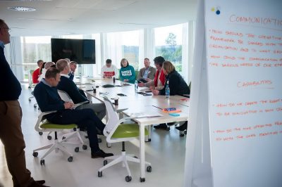 Réunion lors d'un séminaire