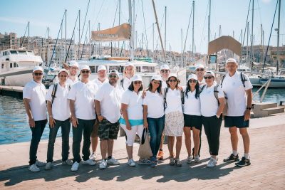 Equipe sur le quai